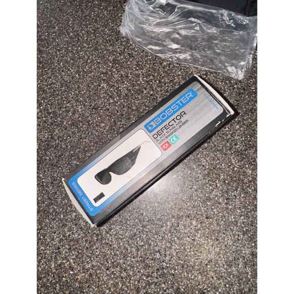 Bobster Defector Sunglasses Black w Smoked Lenses Street Series RX EDEF001AR New - Picture 5 of 5